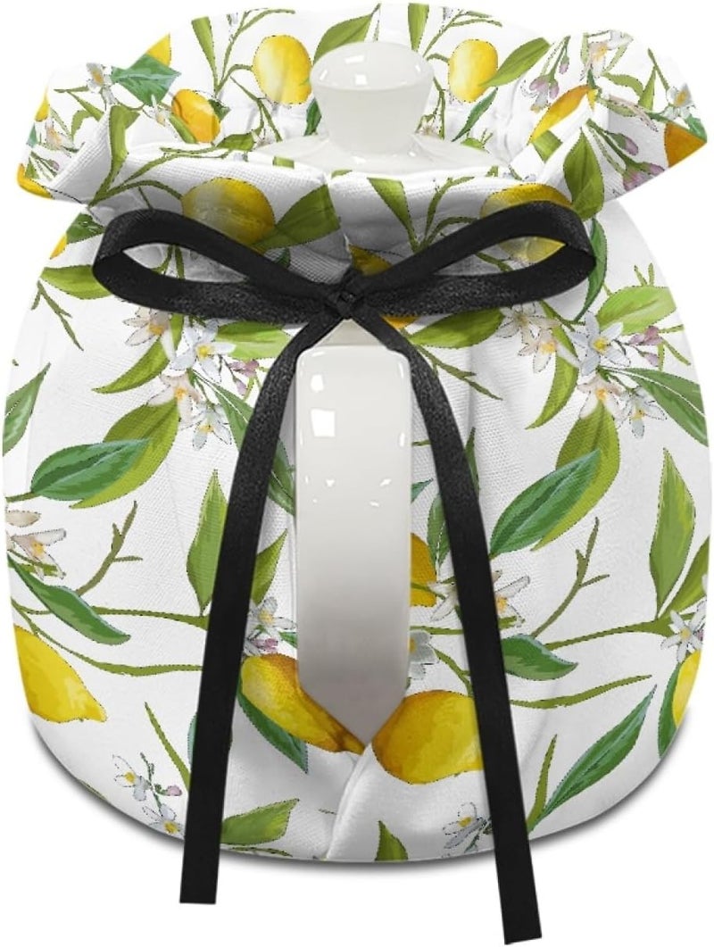 Mintulipy Lemon Tea Pot Cosy Dust Proof Insulating Tea Pot Cozies for Teapots Kitchen Accessory Home Table Decorative Breakfast Warmer Teapot Cozies Tea Pot Covers Only - Image 3